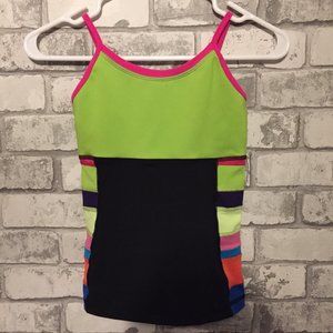 Triple Flip Girl's Lime Green Tank Top Size 4